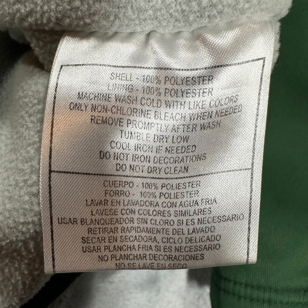 Reebok NFL New York Jets Authentic Sideline Jacket Mens XL Green Full Zip Hooded - Picture 9 of 16